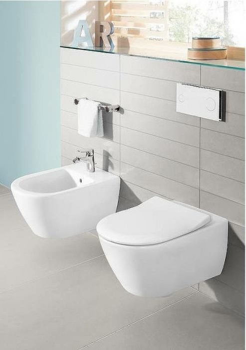 Биде Villeroy&Boch Subway 2.0 540000R1 подвесное Альпийский белый