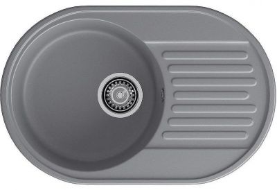 Кухонная мойка GranFest Quarz GF-Z18 Темно-серая