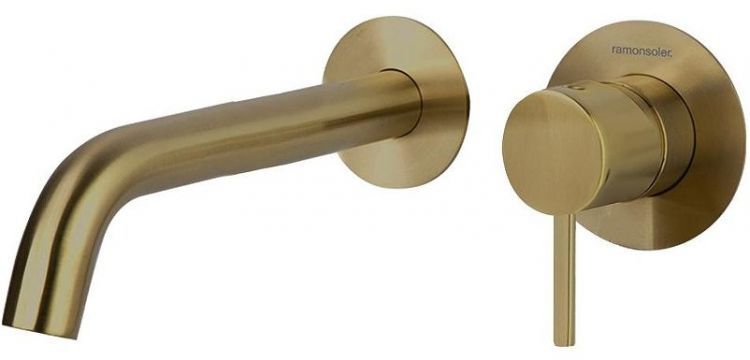 Смеситель для раковины Ramonsoler Odisea 392103OC Золото брашированное Смеситель для раковины Ramonsoler Odisea 392103OC Золото брашированное