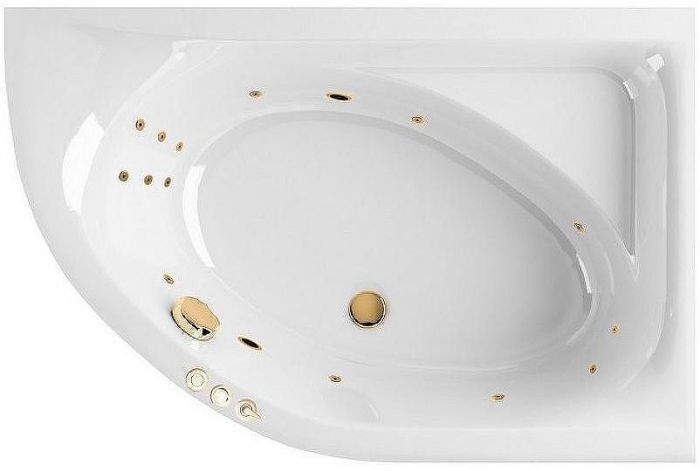 Акриловая ванна Excellent Aquarella 170x110 R WAEX.ARP17.SMART.GL с гидромассажем