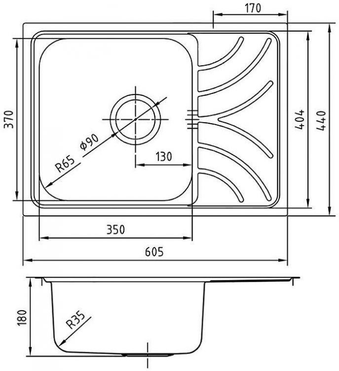 Кухонная мойка Iddis Arro 60 ARR60SDi77 Сатин