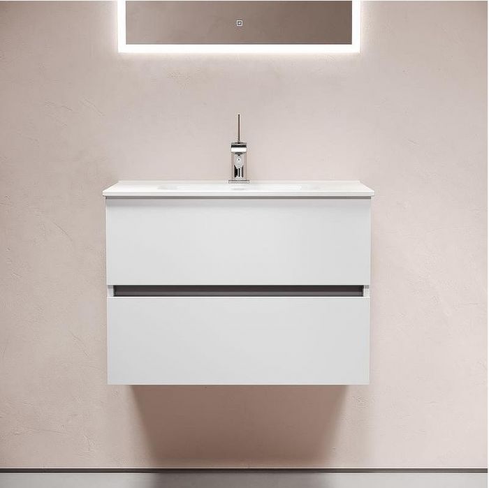 Тумба под раковину Sancos Urban 70 UR70W подвесная Белый глянец