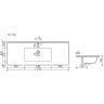 Накладная раковина CERAMICANOVA Element 1210x465x180 мм CN7006