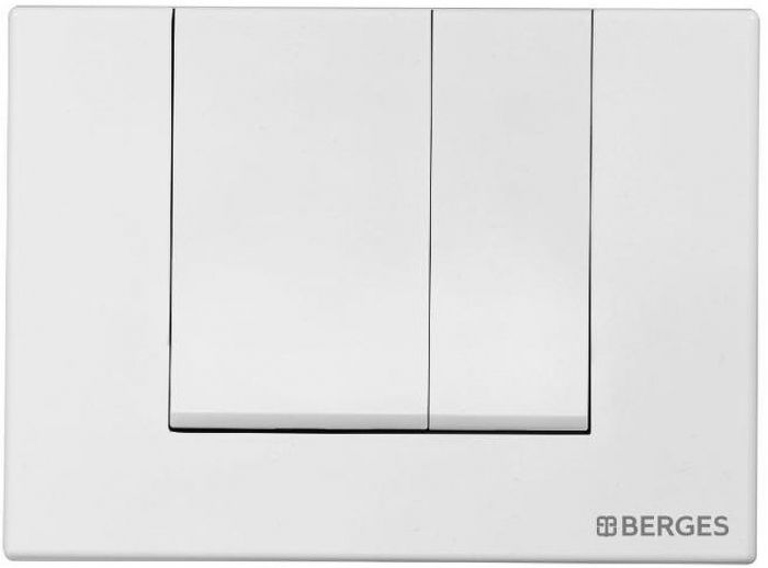 Клавиша смыва Berges Novum S4 040044 Белая