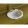 Раковина встраиваемая сверху CERAMICANOVA Sun овальная с переливом CN6080