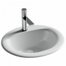 Раковина встраиваемая сверху CERAMICANOVA Sun овальная с переливом CN6080
