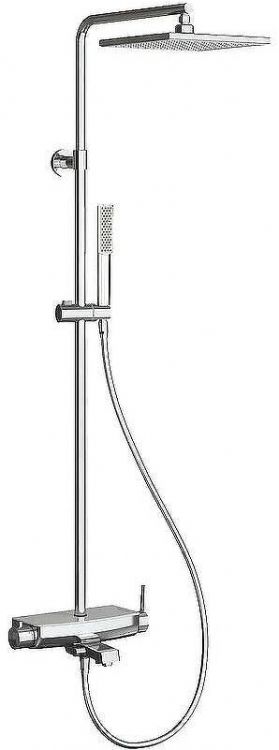 Душевая система Teska Mira DK3701C Хром Белое стекло Душевая система Teska Mira DK3701C Хром Белое стекло