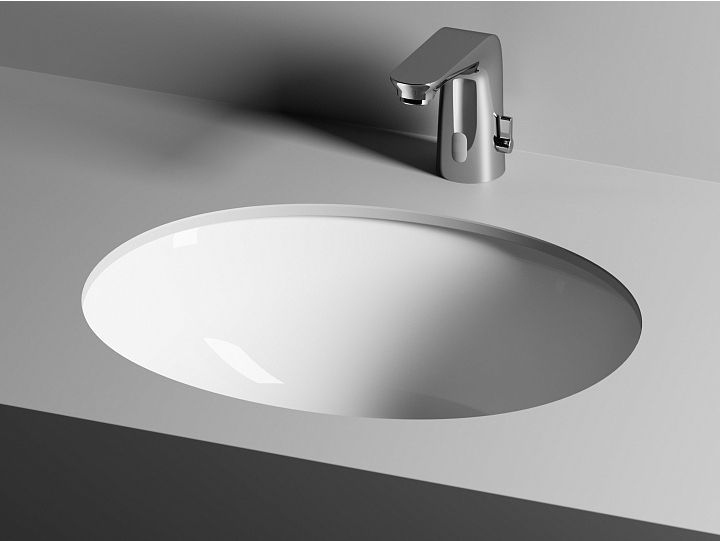 Умывальник CERAMICANOVA Element овальный встраиваемый под столешницу с крепежом и шаблоном для установки, артикул CN6042 Умывальник CERAMICANOVA Element овальный встраиваемый под столешницу с крепежом и шаблоном для установки, артикул CN6042