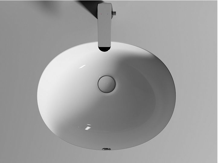Умывальник CERAMICANOVA Element овальный встраиваемый под столешницу с крепежом и шаблоном для установки, артикул CN6042 Умывальник CERAMICANOVA Element овальный встраиваемый под столешницу с крепежом и шаблоном для установки, артикул CN6042