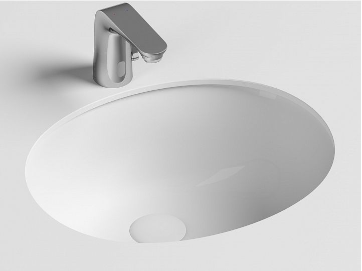 Умывальник CERAMICANOVA Element овальный встраиваемый под столешницу с крепежом и шаблоном для установки, артикул CN6042 Умывальник CERAMICANOVA Element овальный встраиваемый под столешницу с крепежом и шаблоном для установки, артикул CN6042