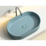 Умывальник CERAMICANOVA Element чаша накладная овальная (цвет Зеленый Матовый) CN6048MLG