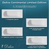 Чугунная ванна Delice Continental Limited Edition 165х70 DLR230644R-AS с отверстиями под ручки с антискользящим покрытием
