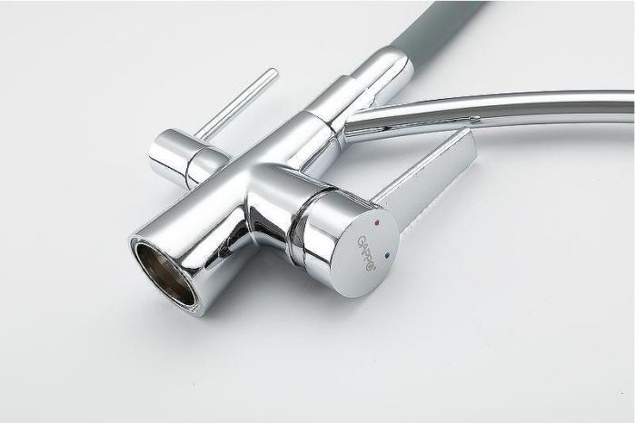 Смеситель для кухни Gappo G4398-17 Хром Серый