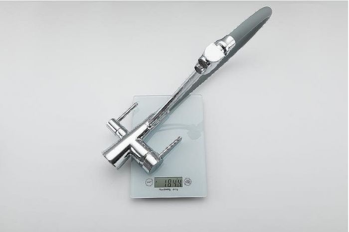 Смеситель для кухни Gappo G4398-17 Хром Серый