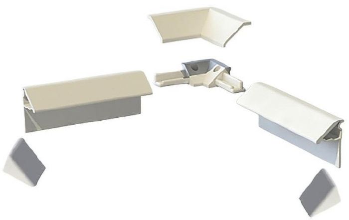 Комплект декоративных планок Altasan KDP140 Белый