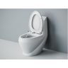 Унитаз моноблок Laguraty 2160AС с бидеткой с бачком и сиденьем Микролифт