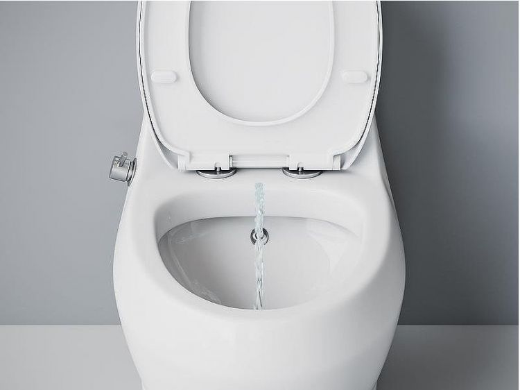 Унитаз моноблок Laguraty 2160AС с бидеткой с бачком и сиденьем Микролифт