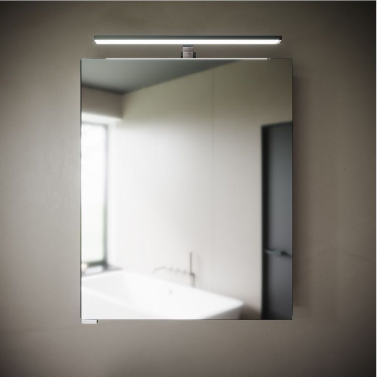 Зеркальный шкаф SANCOS Hilton с LED подсветкой 600x148х740, Z600