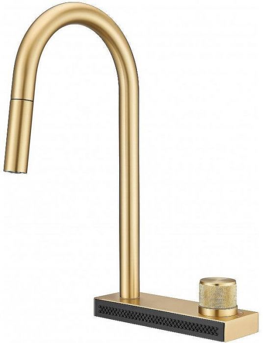 Смеситель для кухни Milacio Ultra MCU.556.GD Золото брашированное