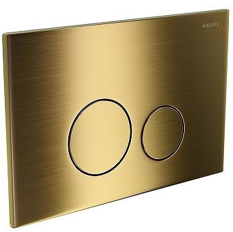 Клавиша смыва Aquatek KDI-0000038 цвет Титановое золото матовое