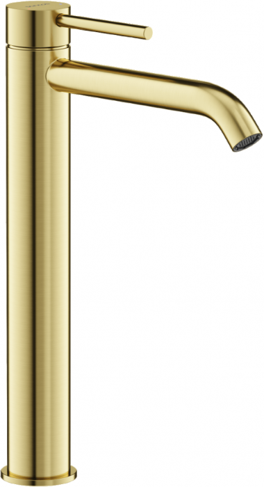 Смеситель для раковины SANCOS высокий Etna, брашированное золото, PVD покрытие, SC9002BG
