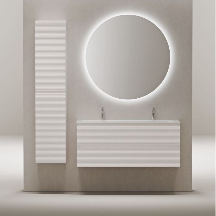 Тумба подвесная SANCOS под раковину Folk, Bianco 1195х445х500, FL120W