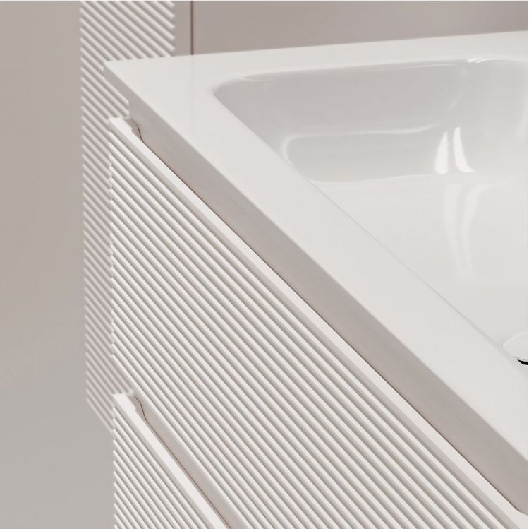 Тумба подвесная SANCOS под раковину Folk, Bianco 1195х445х500, FL120W