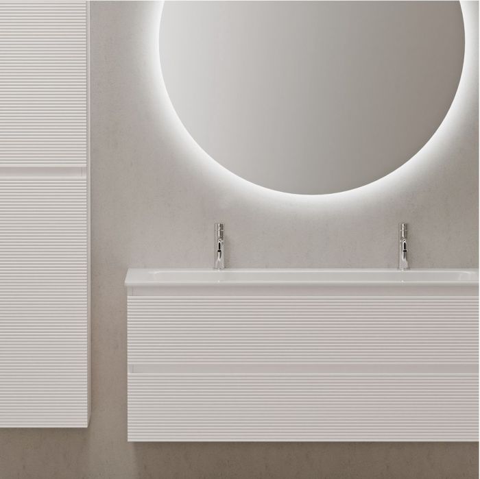 Тумба подвесная SANCOS под раковину Folk, Bianco 1195х445х500, FL120W