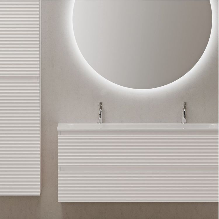 Тумба подвесная SANCOS под раковину Folk, Bianco 1195х445х500, FL120W