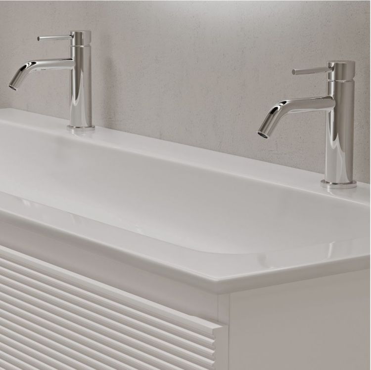 Тумба подвесная SANCOS под раковину Folk, Bianco 1195х445х500, FL120W