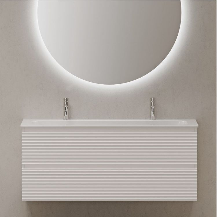 Тумба подвесная SANCOS под раковину Folk, Bianco 1195х445х500, FL120W