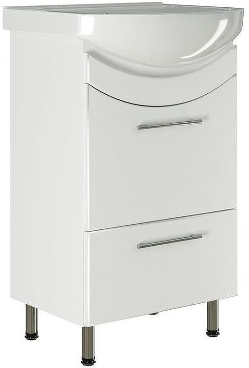 Тумба под раковину Mixline Радуга 52 523405 Белая Тумба под раковину Mixline Радуга 52 523405 Белая