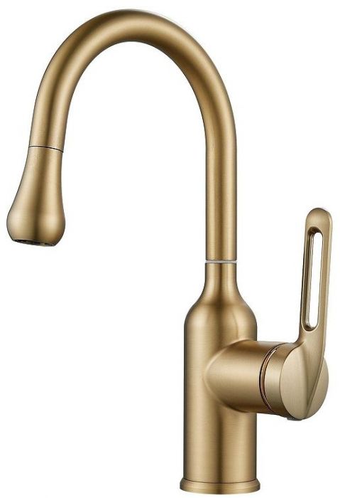 Смеситель для раковины Raffine F101G цвет Золотой сатин