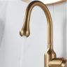 Смеситель для раковины Raffine F101G цвет Золотой сатин Смеситель для раковины Raffine F101G цвет Золотой сатин