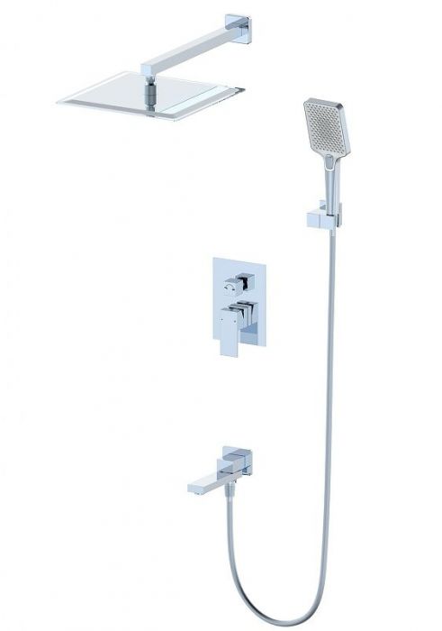 Душевая система Wonzon & Woghand Cube WW-88939016-CR цвет Хром