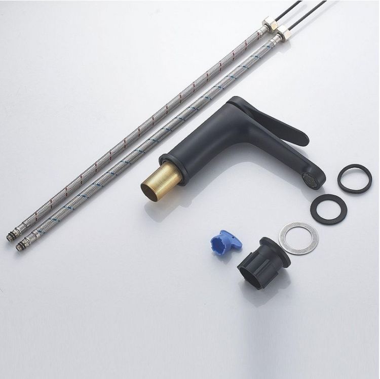 Смеситель для раковины Shevanik S6201H цвет Черный