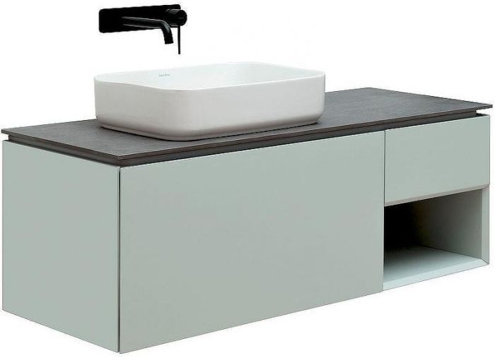 Тумба под раковину Allen Brau Infinity 120 L 1.21006.PWM подвесная Папирус матовый
