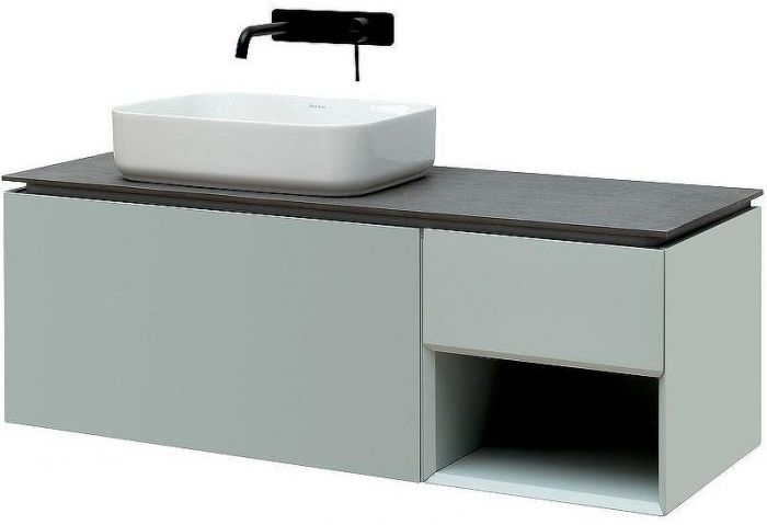 Тумба под раковину Allen Brau Infinity 120 L 1.21006.PWM подвесная Папирус матовый