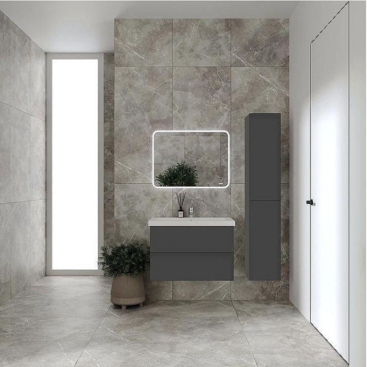 Тумба под раковину VIANT София 60 VSOF60COG-T2YP подвесная Графит