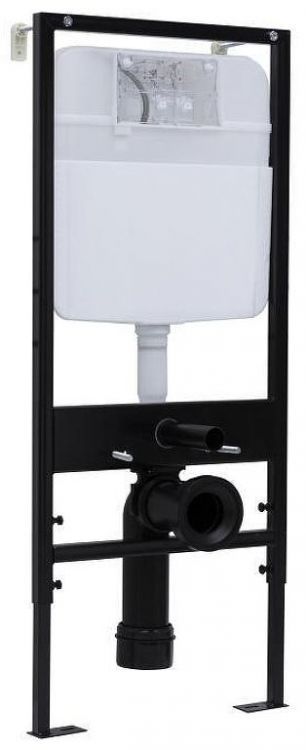 Инсталляция Logan Oval 299422 для унитаза с клавишей смыва цвет Белый