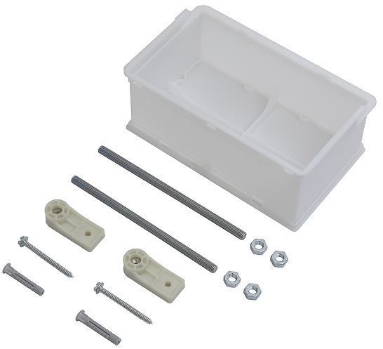 Инсталляция Logan Oval 299422 для унитаза с клавишей смыва цвет Белый