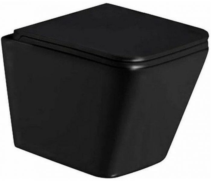 Унитаз WeltWasser Gelbach 043 GL-BL 10000011695 подвесной Черный глянцевый с сиденьем Микролифт