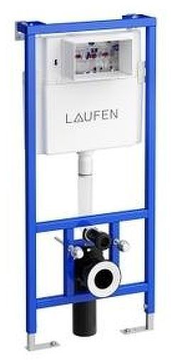 Комплект унитаза с инсталляцией Laufen Pro ПЭК 8.6996.6.000.000.R с сиденьем Микролифт и клавишей смыва Хром