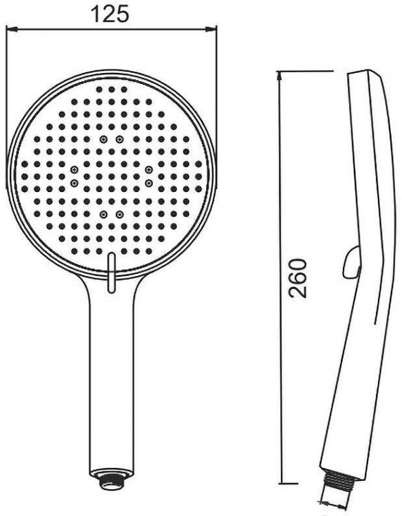 Душевой гарнитур Splenka S470.01 Хром