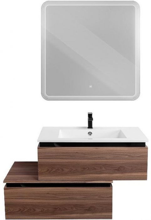 Тумба Cezares Slider 80 SLIDER-800-1C-PI-NA-P Орех дымчатый