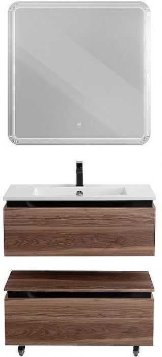 Тумба Cezares Slider 80 SLIDER-800-1C-PI-NA-P Орех дымчатый