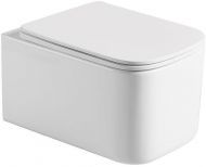 Унитаз Boheme Mane 970-SET-MW подвесной Белый матовый с сиденьем Микролифт