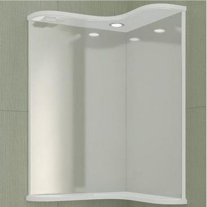 Зеркало СанТа Аврора 65 с подсветкой угловое