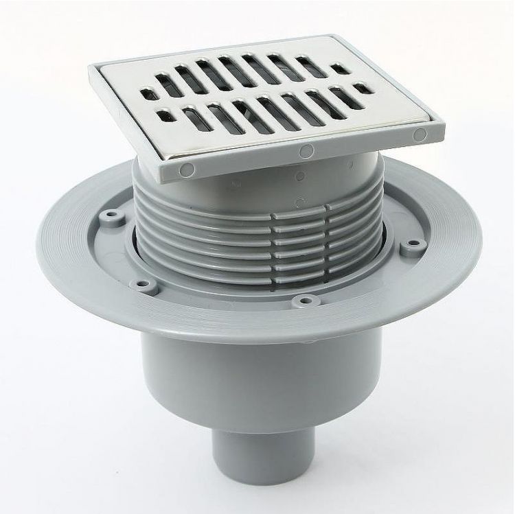 Душевой трап McAlpine MRFG3V-50 с решеткой цвет Хром