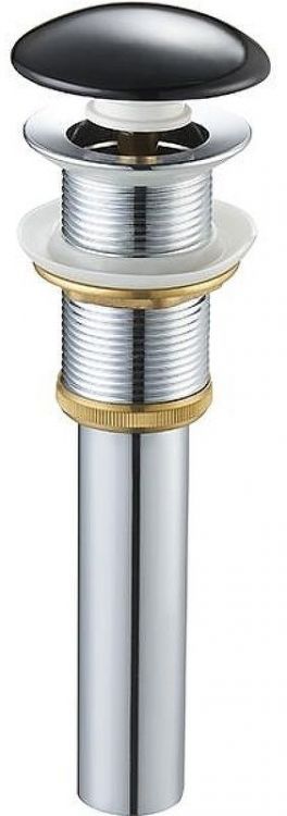 Донный клапан SantiLine SL-103 с переливом Черный